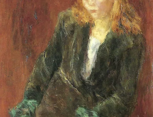 Jeune fille assise